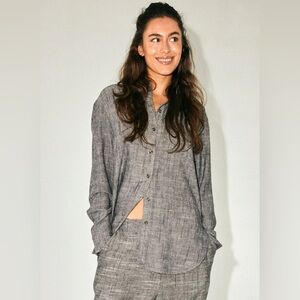 Vintage| “Linda Allard Ellen Tracy” Silk & Linen Suit